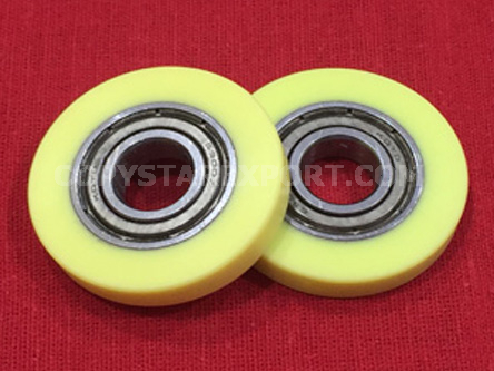 ROLLER, SPACER - YELLOW SET OF 2PCS