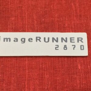 FRONT DOOR MODEL STICKER