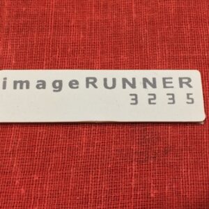 FRONT DOOR MODEL STICKER